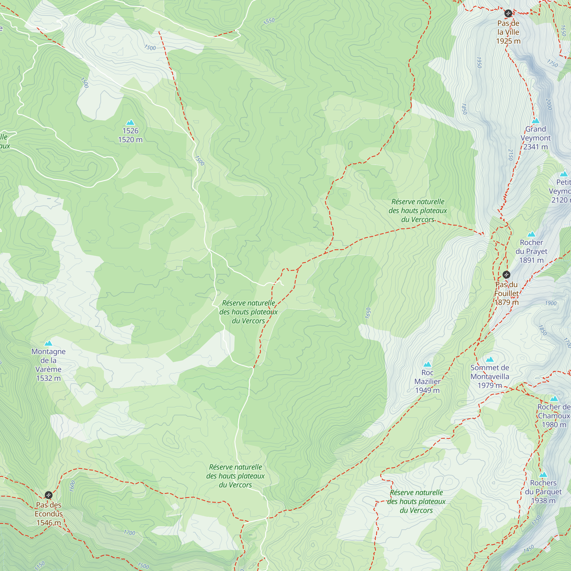 La Grande Cabane map
