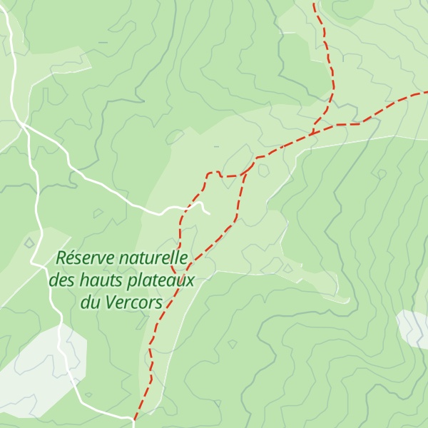 Map of La Grande Cabane