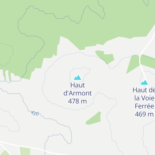 Map of Haut d'Armont