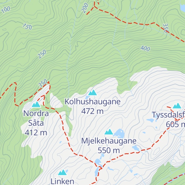 Map of Kolhushaugane