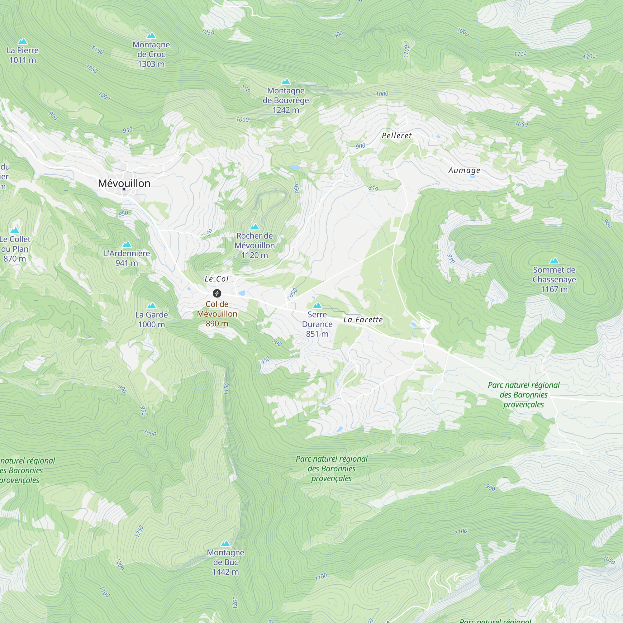 École Parapente des Baronnies map