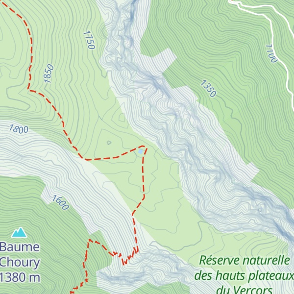 Map of Cabane de Châtillon