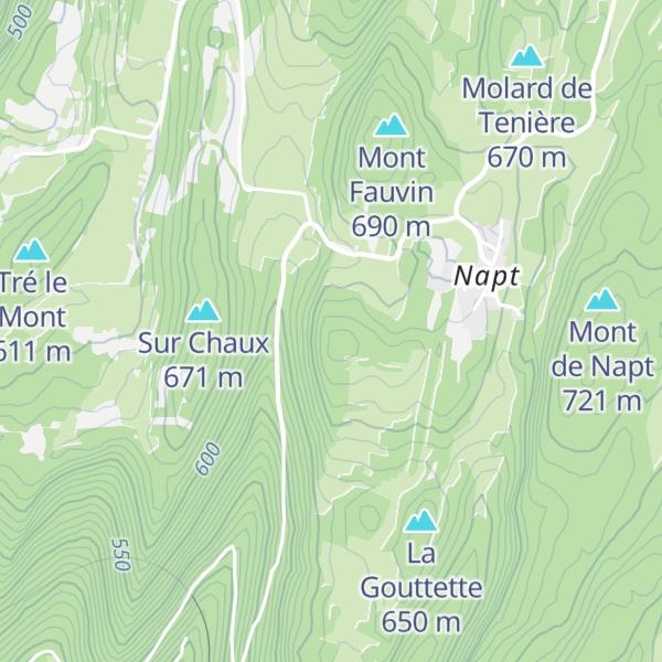 Map of Sur Chantieu