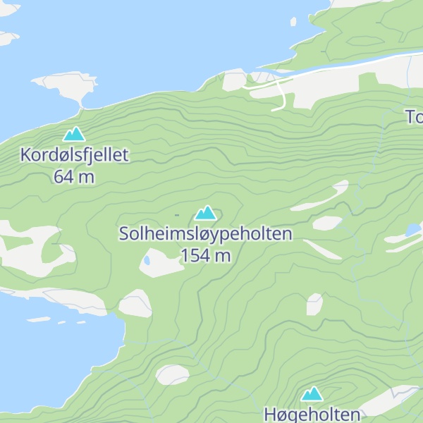 Map of Kordølene