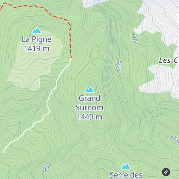 Map of Grand Surnom