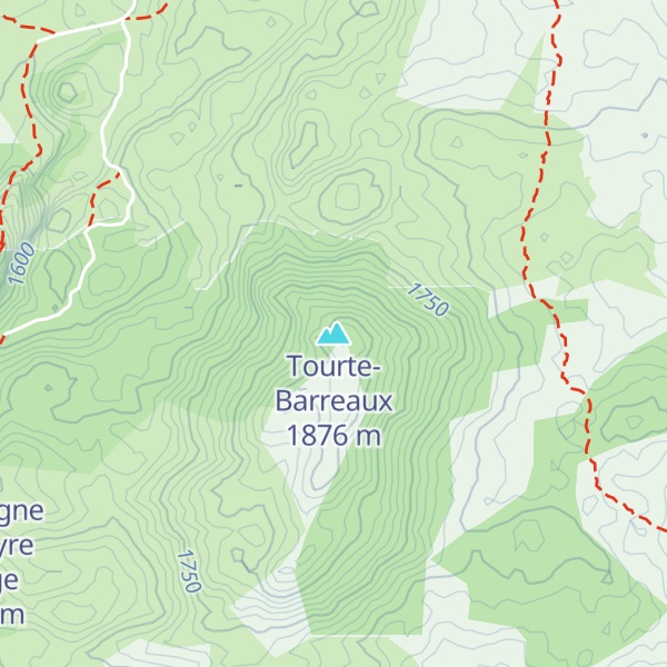 Map of Tourte-Barreaux