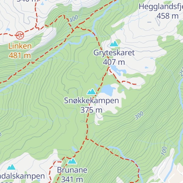 Map of Snøkkekampen