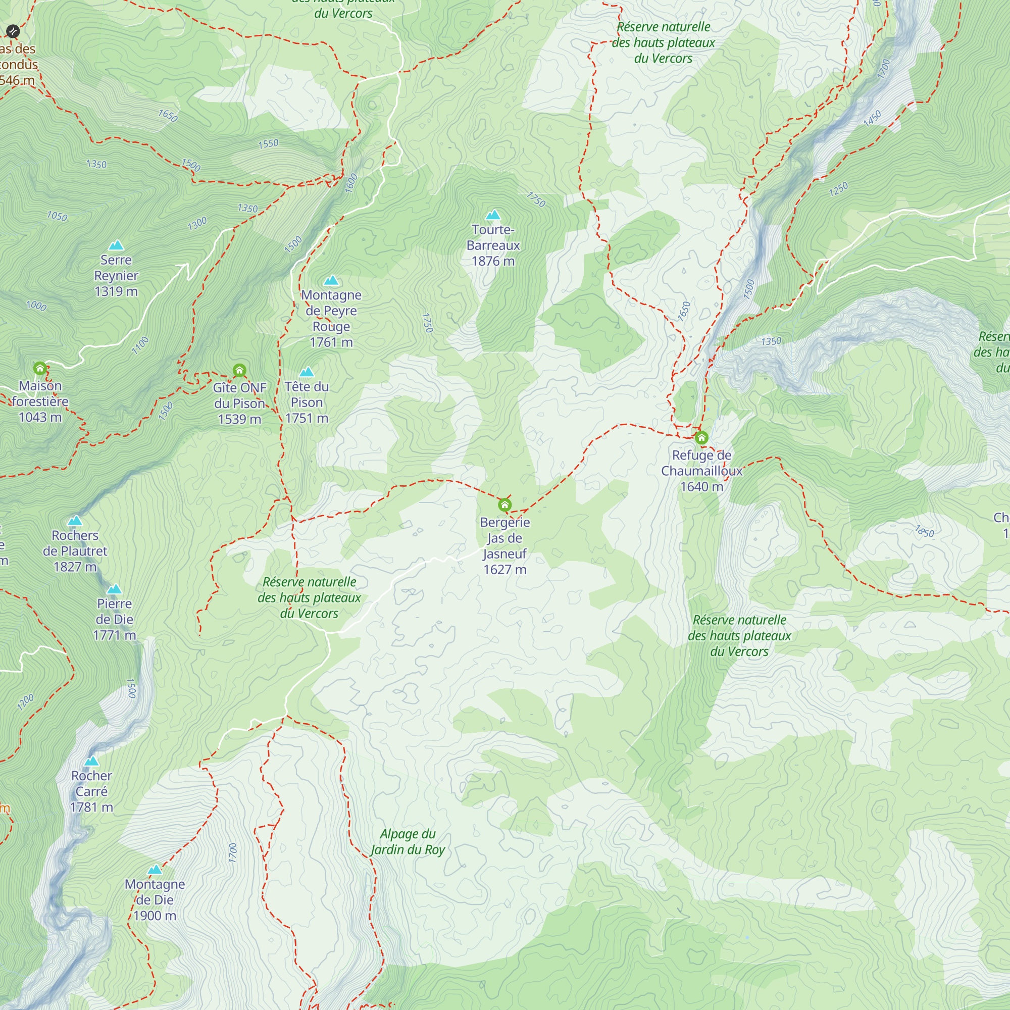 Bergerie Jas de Jasneuf map