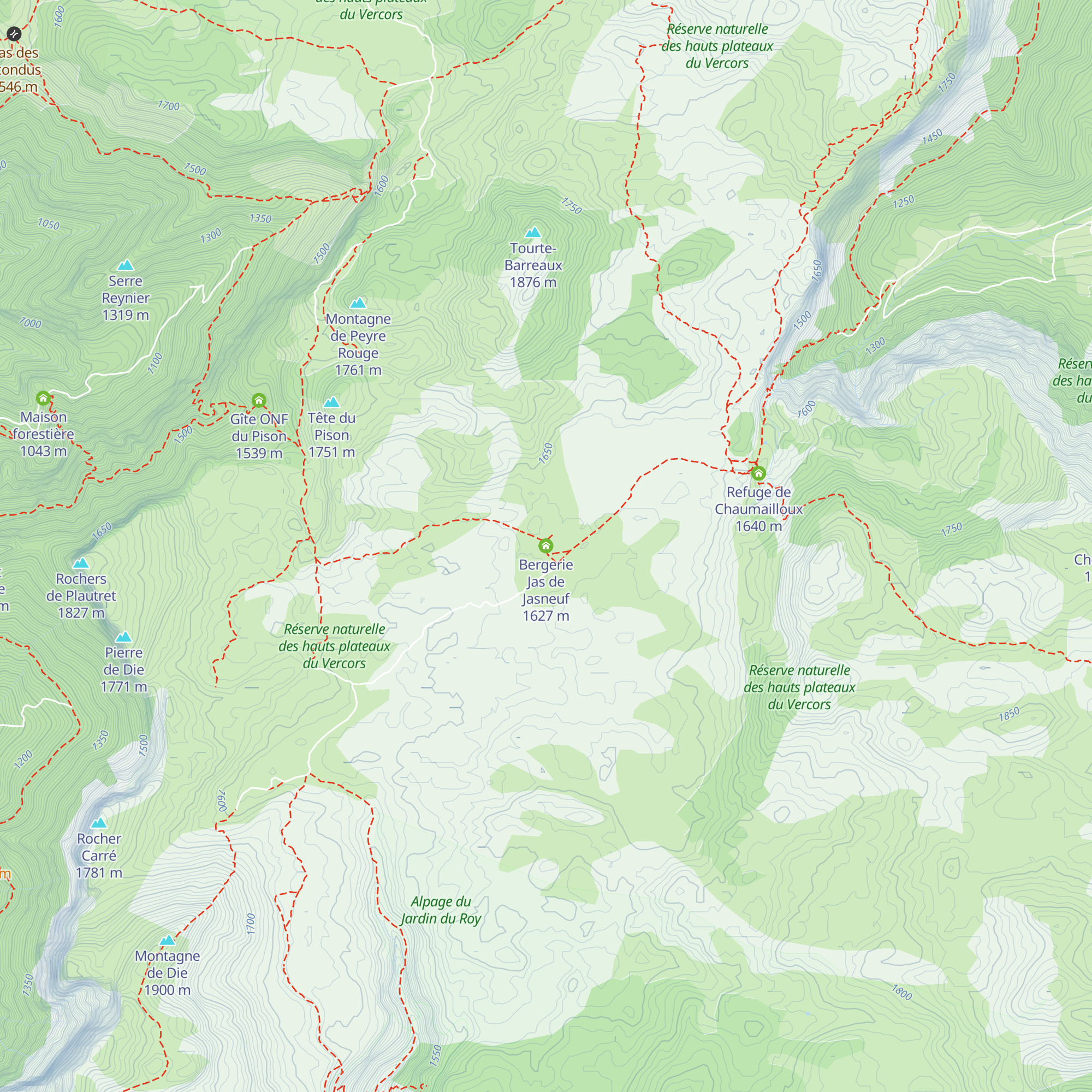 Bergerie Jas de Jasneuf map