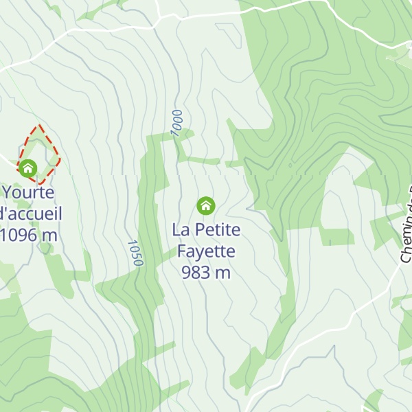 Map of La Petite Fayette