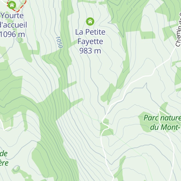 Map of Les Geundons