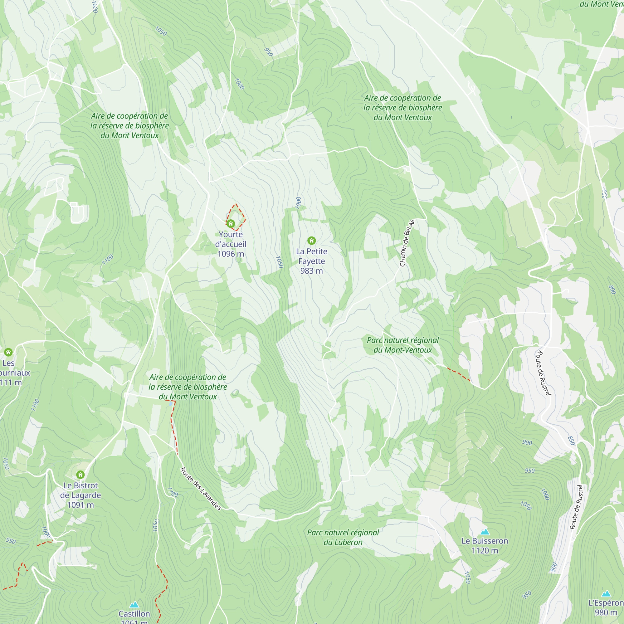 Les Geundons map