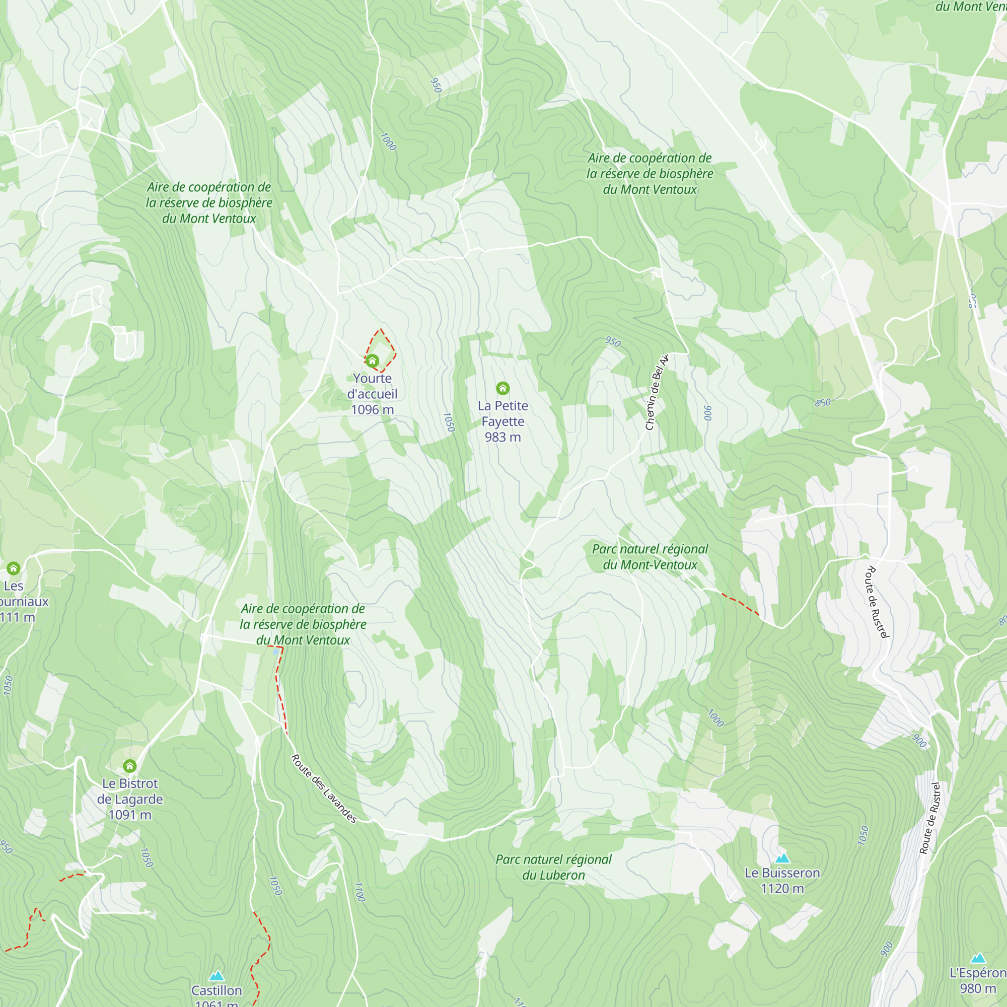 Les Geundons map