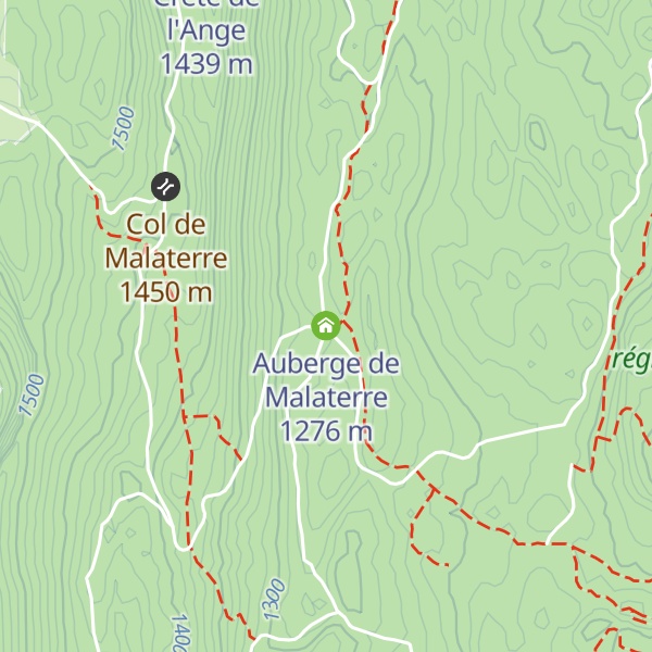 Map of Auberge de Malaterre