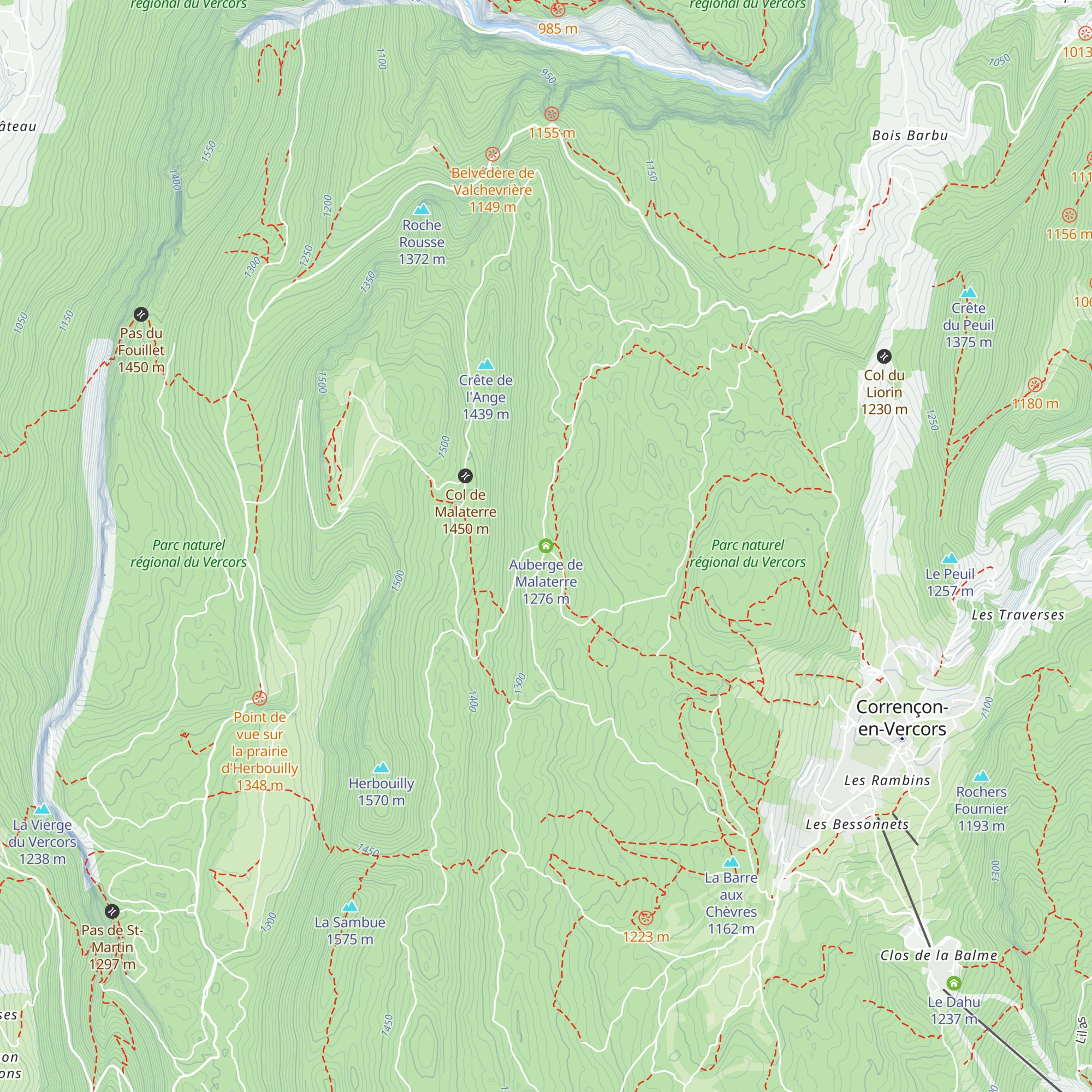 Auberge de Malaterre map