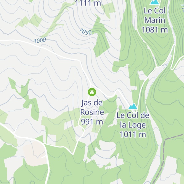 Map of Jas de Rosine