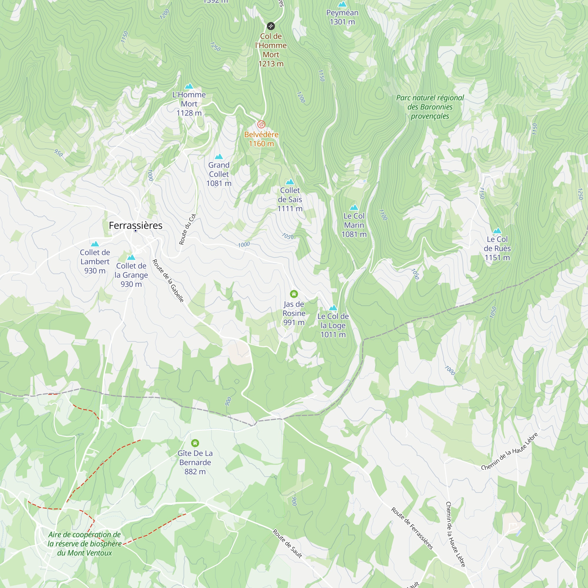 Jas de Rosine map