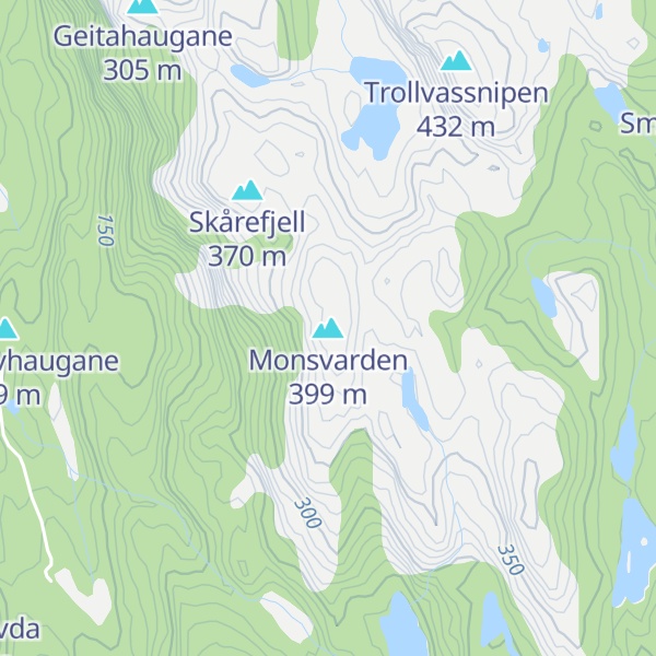 Map of Monsvarden