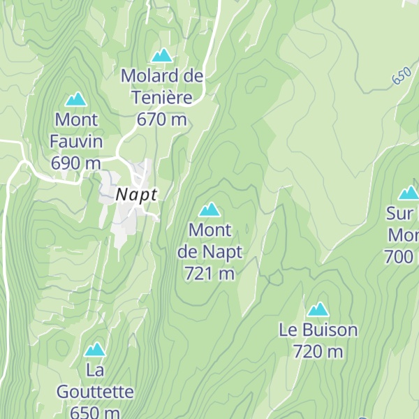 Map of Mont de Napt