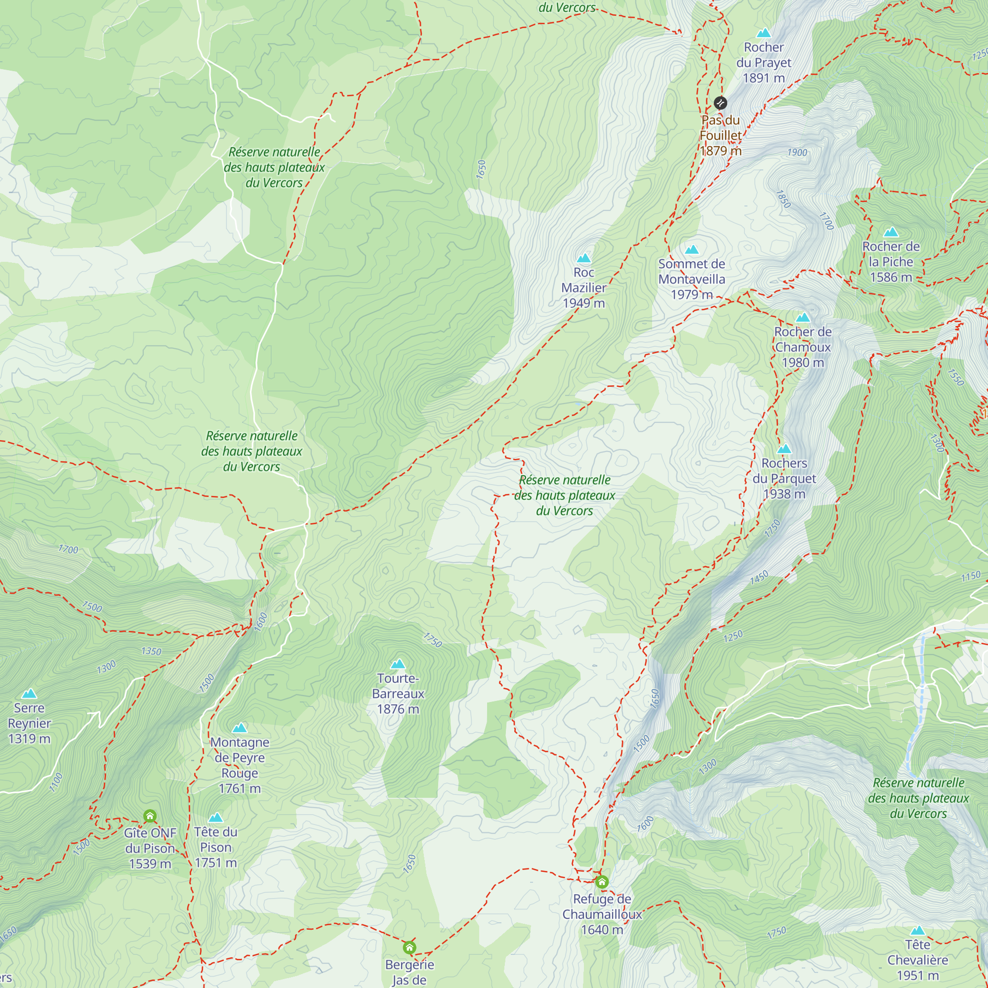 Bergerie de Peyre Rouge map