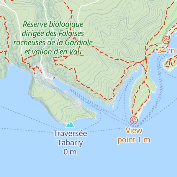 Map of Refuge du Piolet