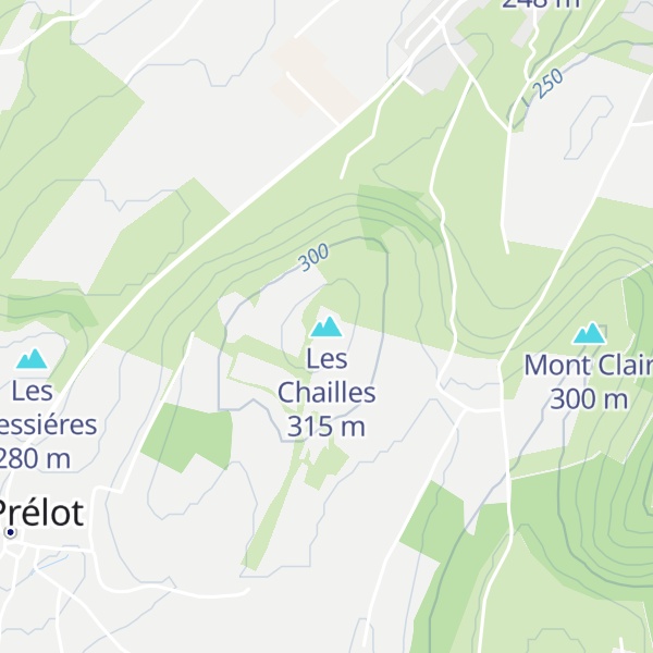 Map of Les Chailles