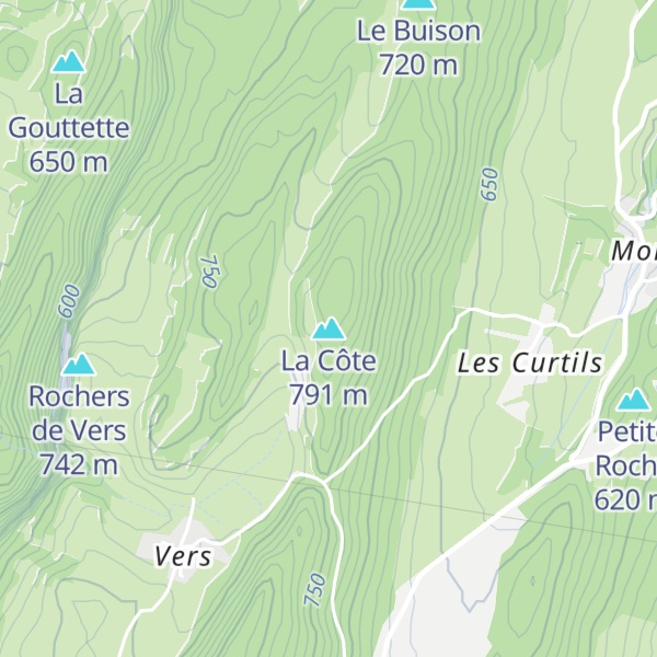 Map of La Côte