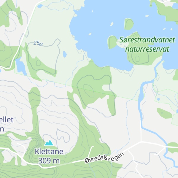 Map of Mylsdalhaugen