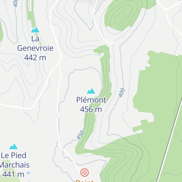 Map of Plémont