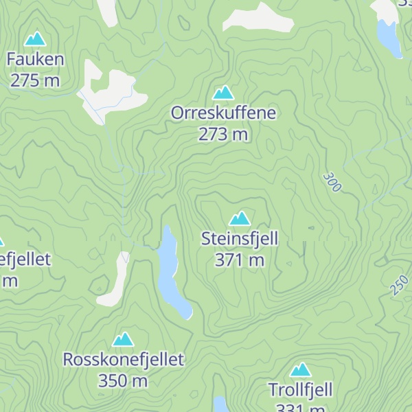 Map of Steinsfjellnipen