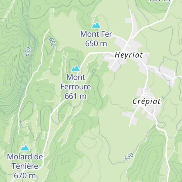 Map of Champ Riond