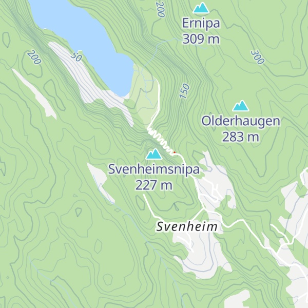Map of Svenheimsnipa