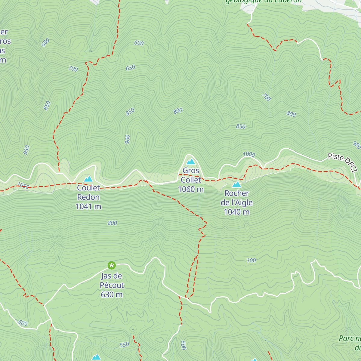 Jasse du Gros Collet map
