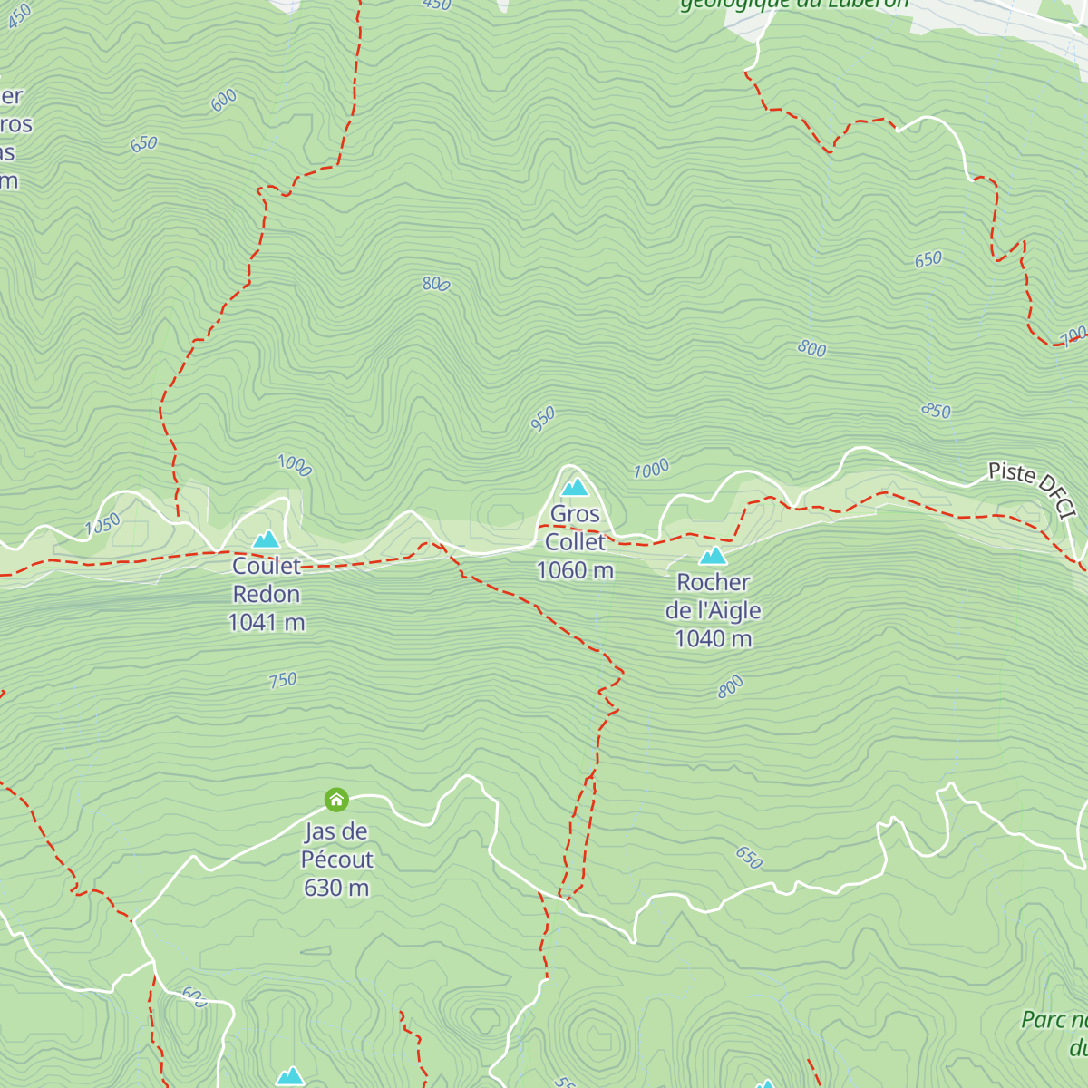 Jasse du Gros Collet map