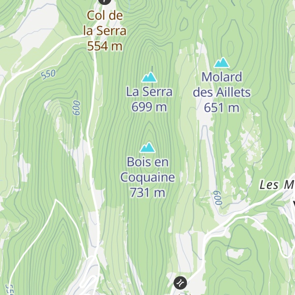 Map of Bois en Coquaine