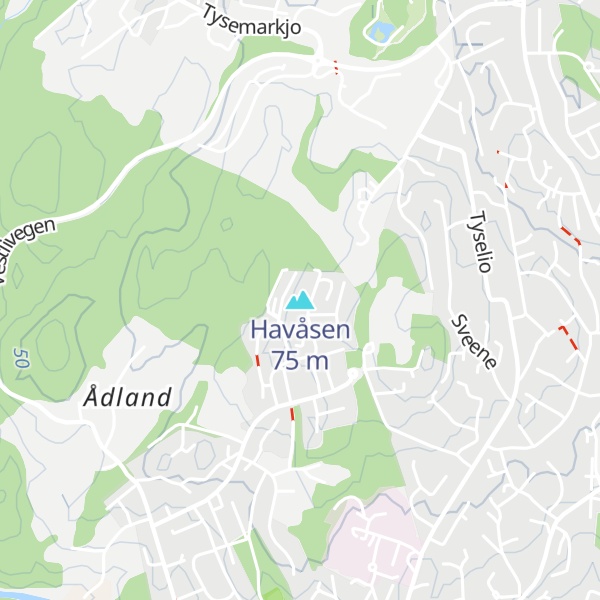 Map of Havåsen