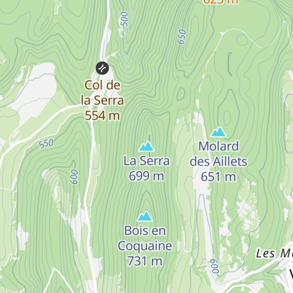 Map of La Serra