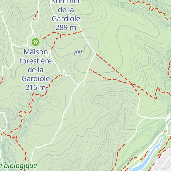 Map of Auberge de Jeunesse Cassis - La Fontasse