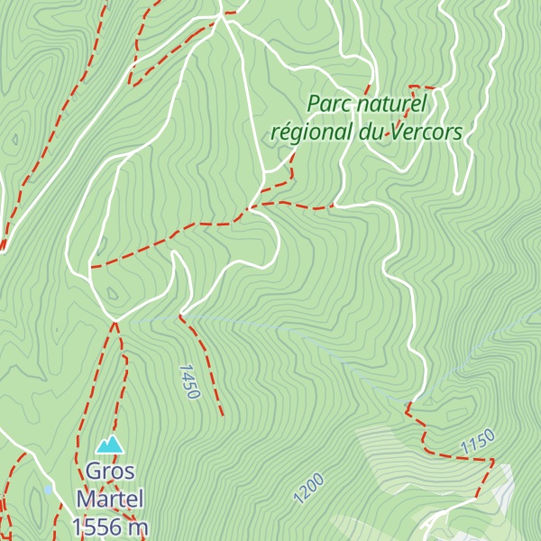 Map of Cabane Depetro Gervasoni