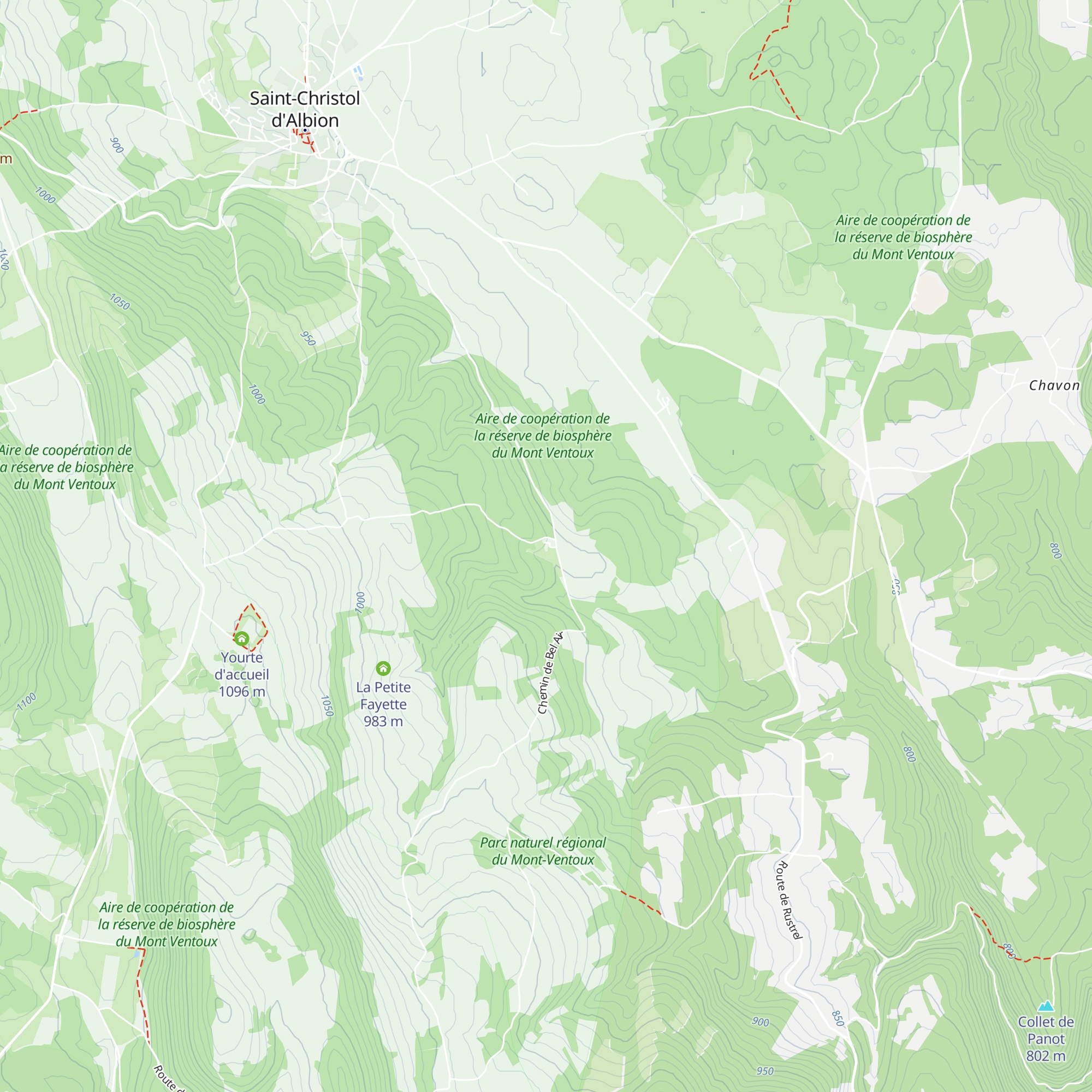 La Resclave map