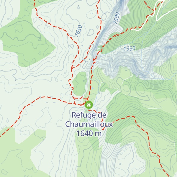 Map of Bergerie des Chaumailloux (cabane de la SMA)