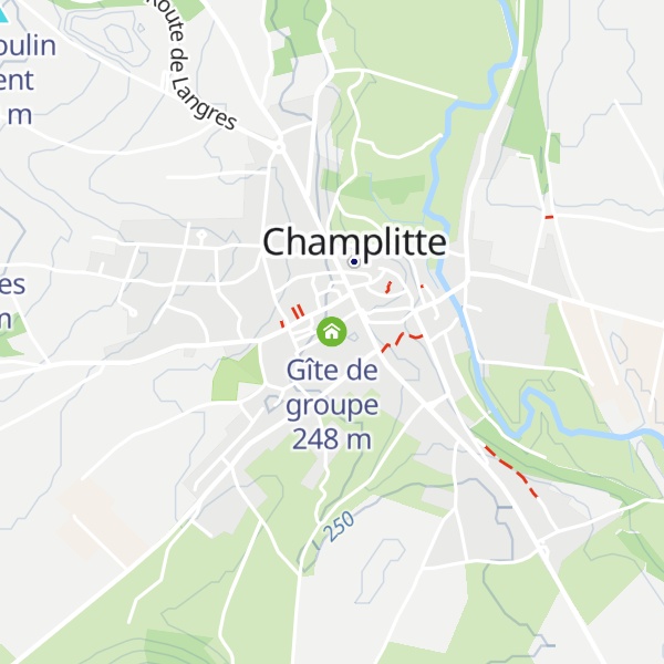 Map of Gîte de groupe