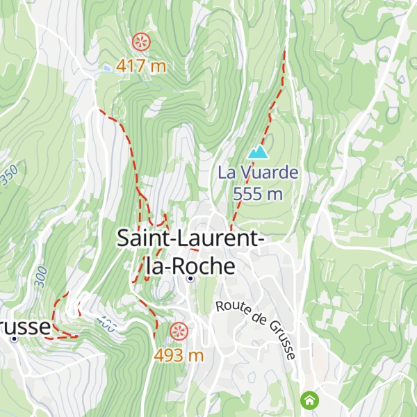 Map of Gîte La Vuarde