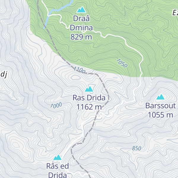 Map of Ras Drida
