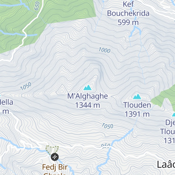 Map of M'Alghaghe