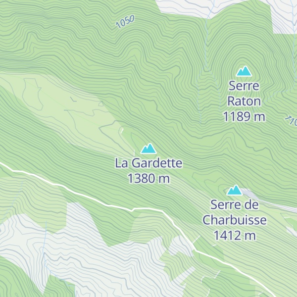 Map of La Gardette