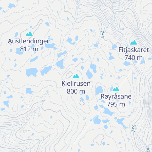 Map of Kjellrusen