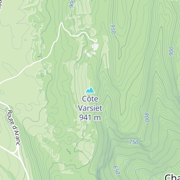 Map of Côte Varsiet