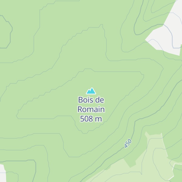 Map of Bois de Romain