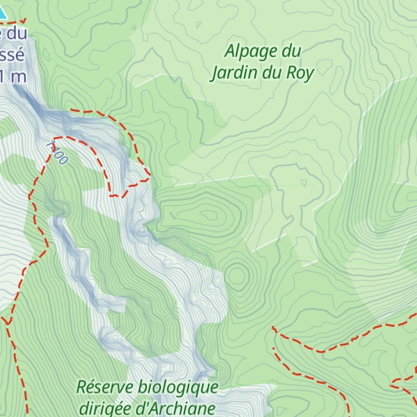 Map of Têtes de l'Agnelet